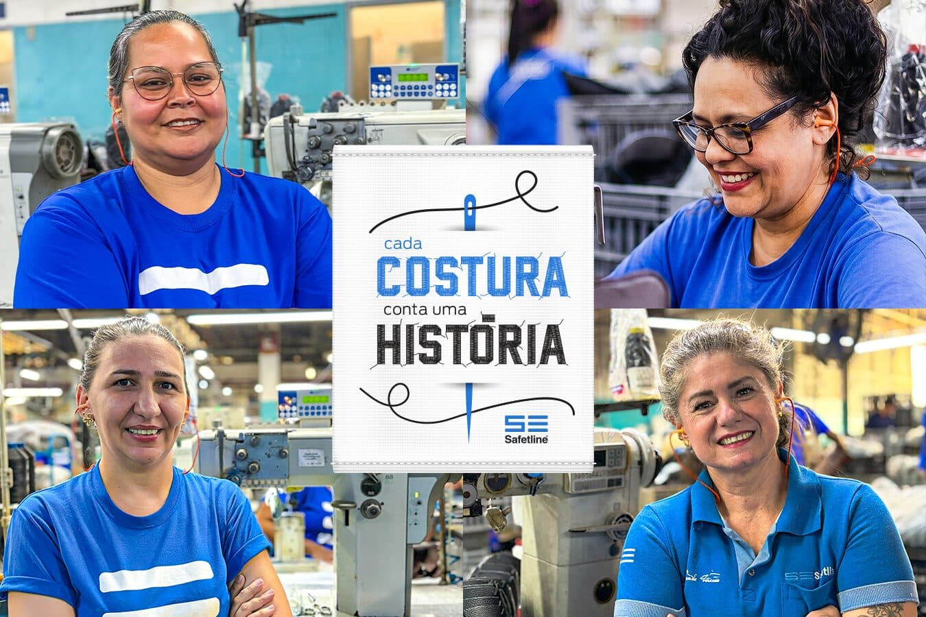 Cada costura conta uma história: Safetline homenageia profissionais da costura com campanha especial
