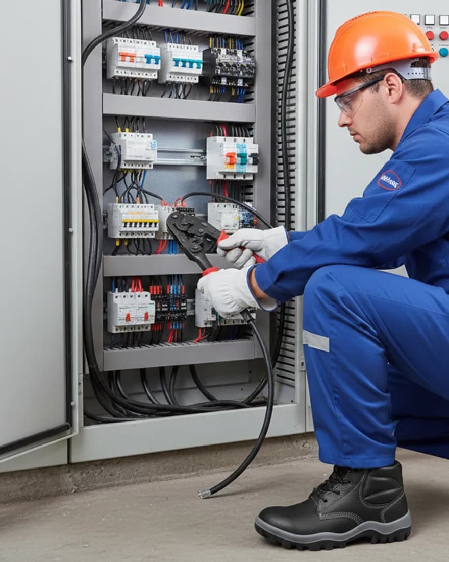 Calçado de segurança Safetline · setor Eletricista